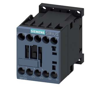 A gray Siemens 3RT20 coupling relay.